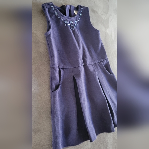 Baby Girls 3T Max Studio Navy Dress - Picture 3 of 6